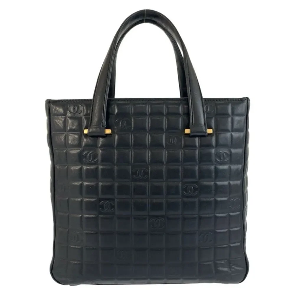 Chanel Icon Choco Bar Leather Tote